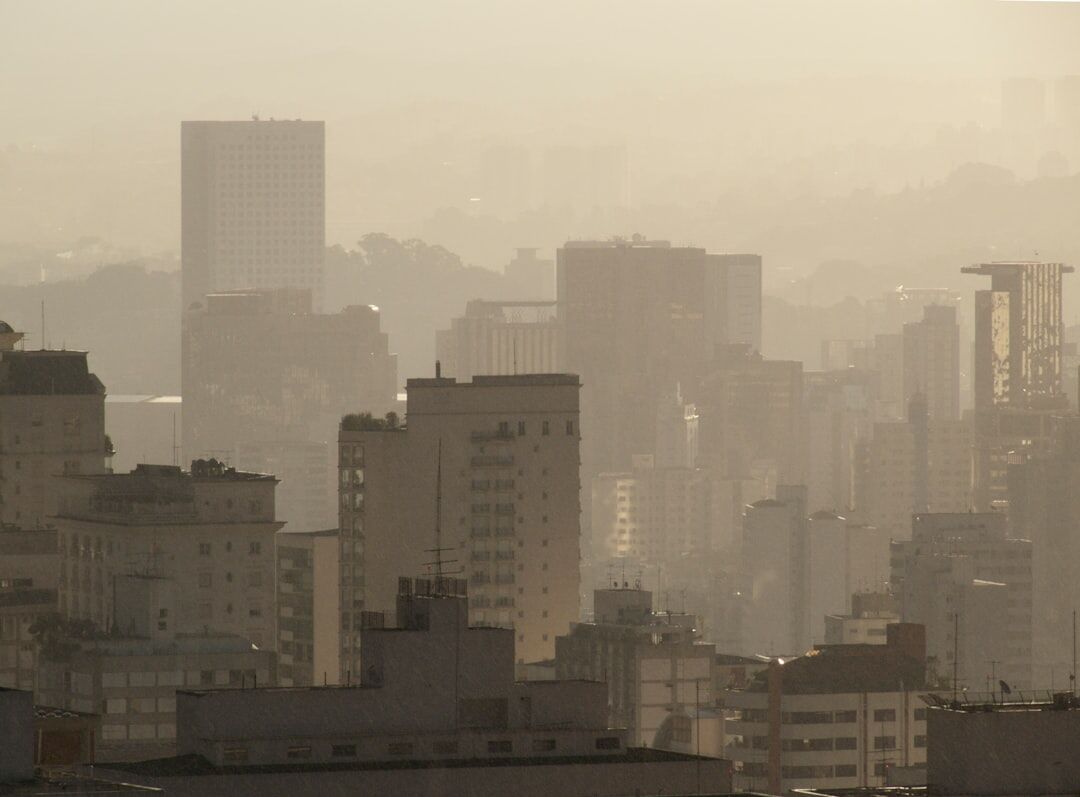 Sao Paulo city skyline at dusk